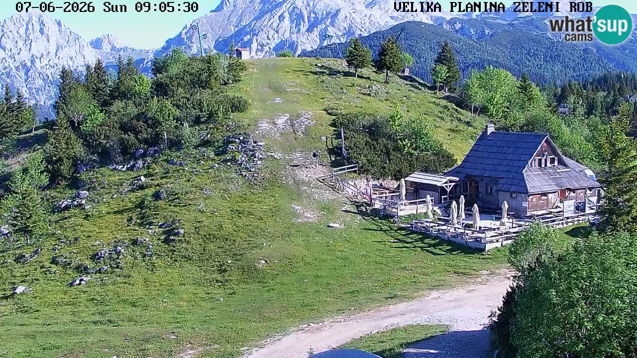 Zeleni Rob – Webcam live | Velika Planina