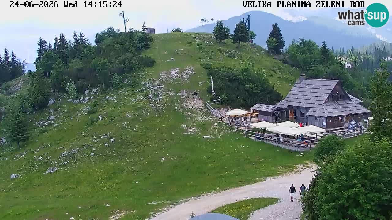 Zeleni Rob – Webcam live | Velika Planina