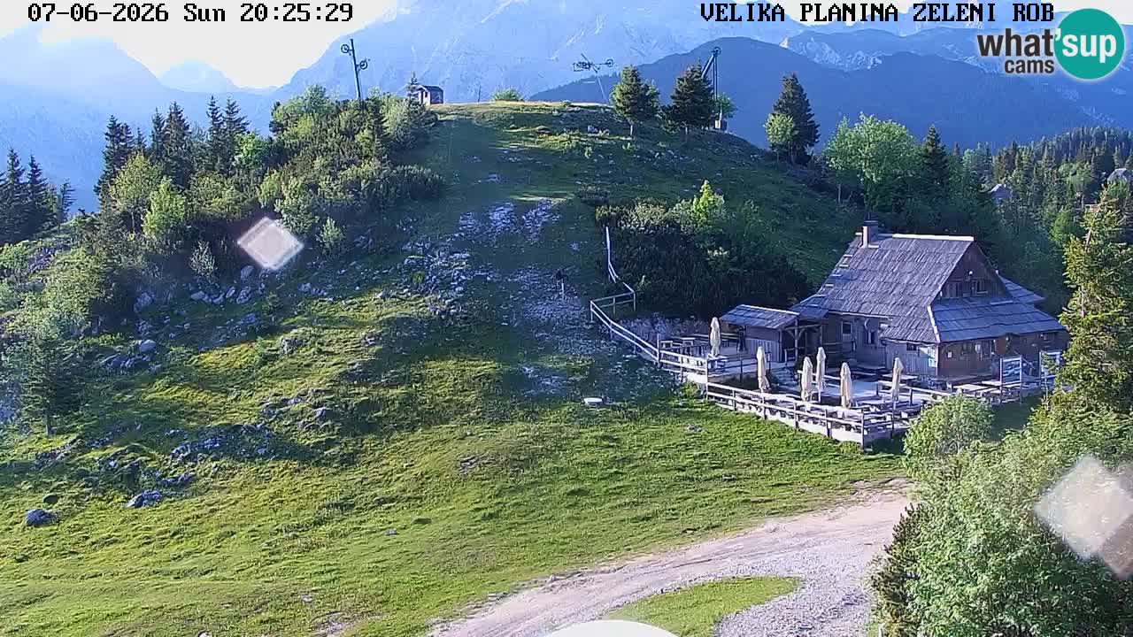 Zeleni Rob – Webcam live | Velika Planina