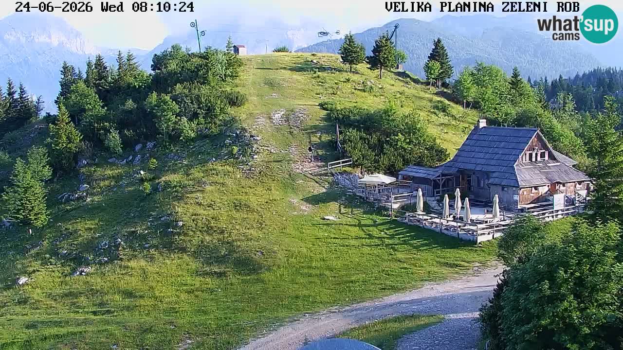 Zeleni Rob – Webcam live | Velika Planina