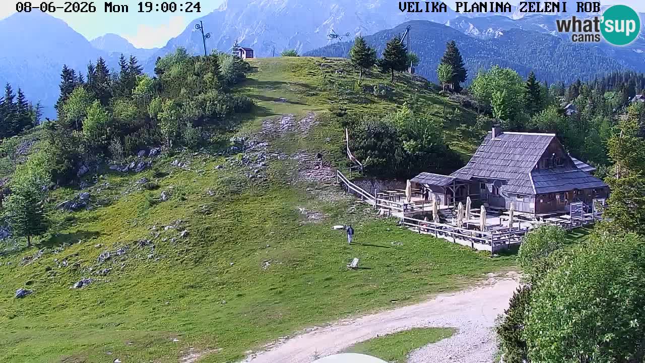 Zeleni Rob | Webcam live Velika Planina