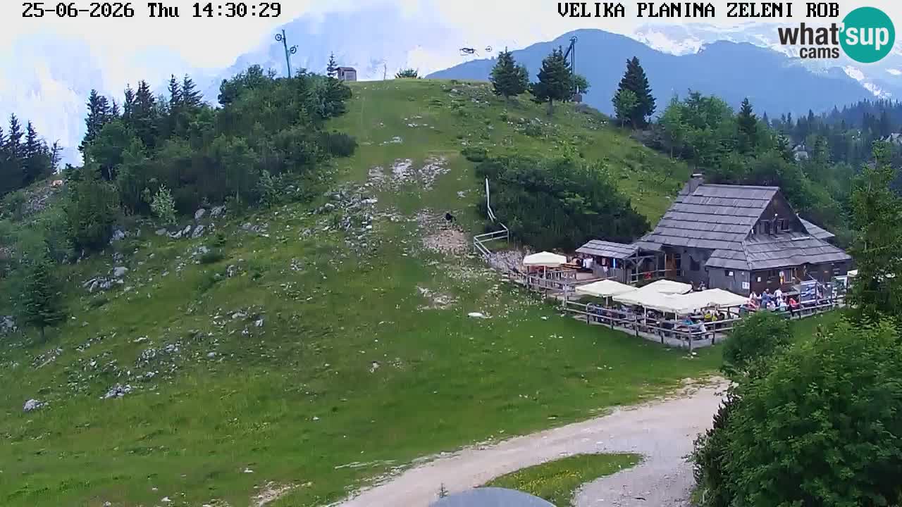 Zeleni Rob – Webcam live | Velika Planina