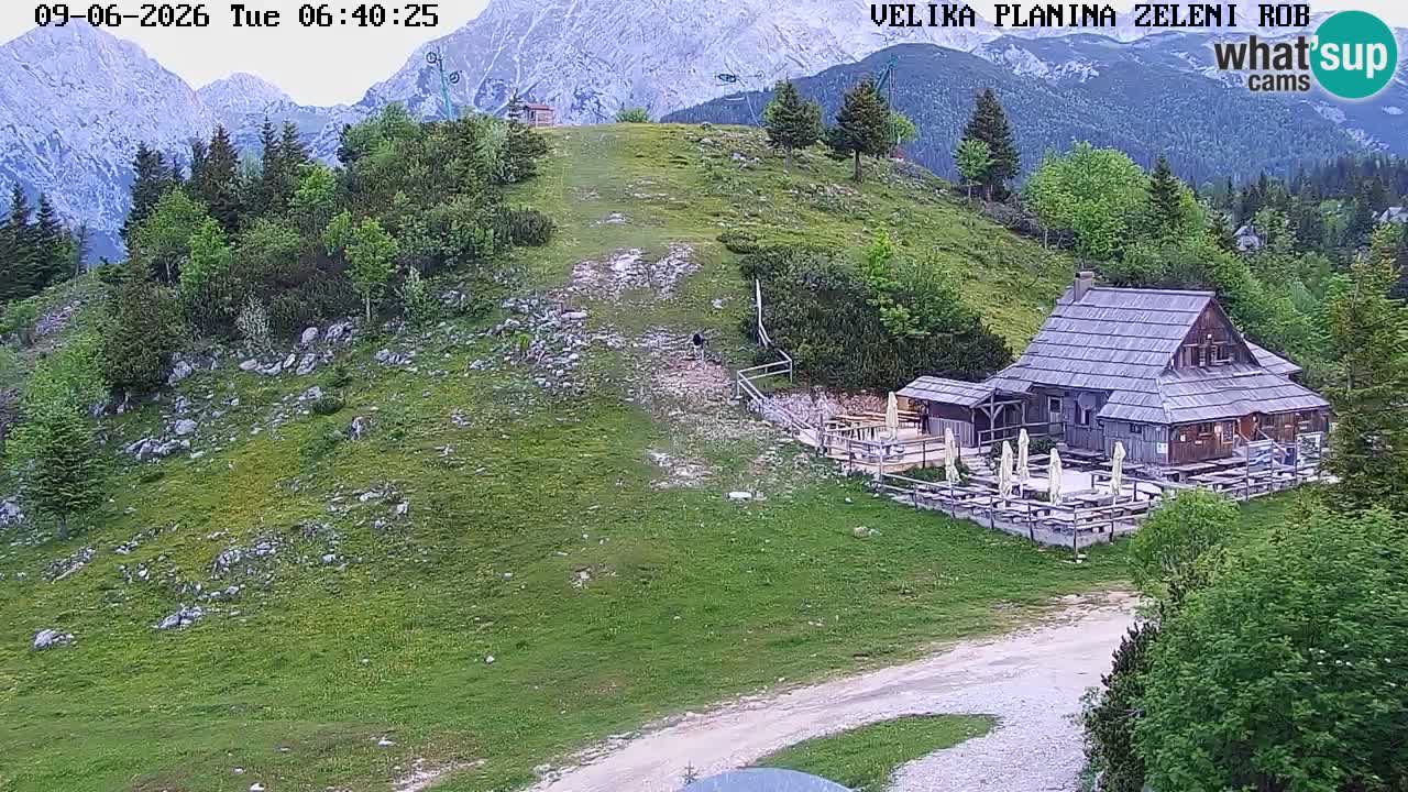 Zeleni Rob – Webcam live | Velika Planina