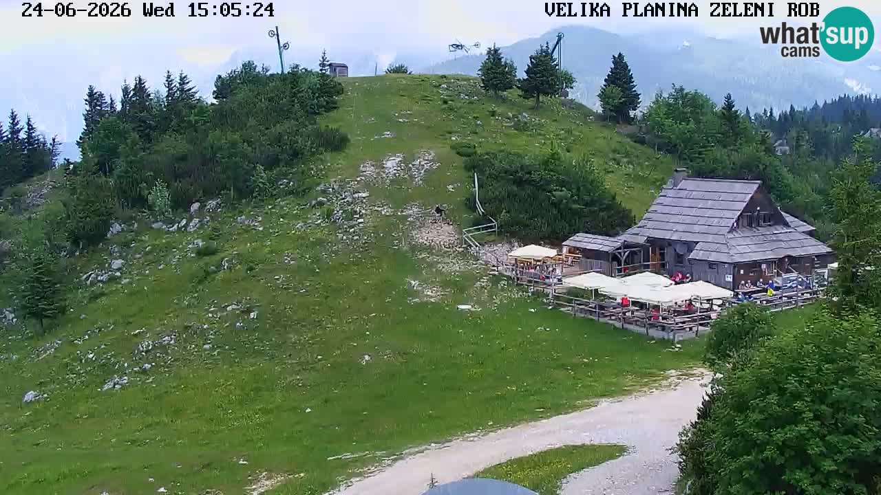 Zeleni Rob | Web kamera Velika Planina