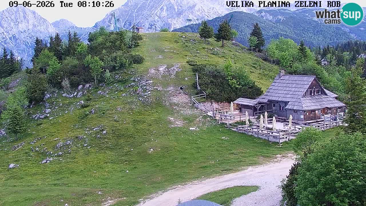 Zeleni Rob – Webcam live | Velika Planina