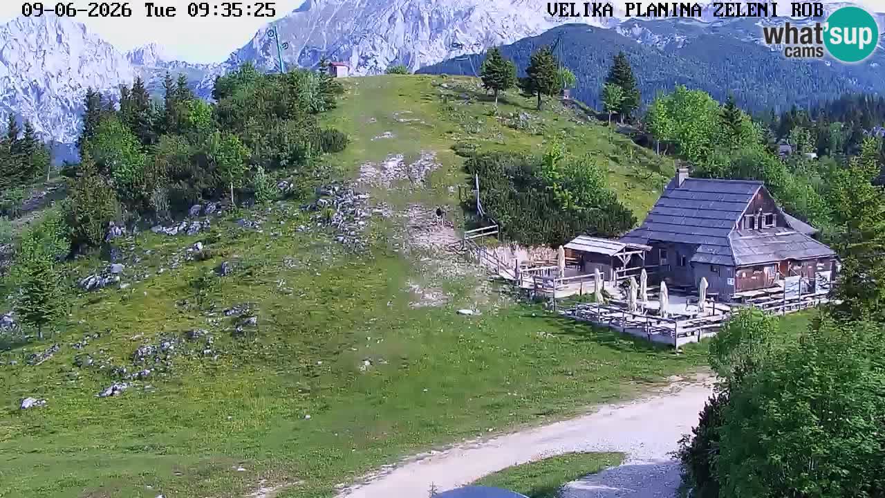 Zeleni Rob – Webcam live | Velika Planina