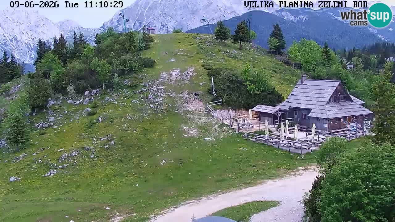 Zeleni Rob | Webcam live Velika Planina