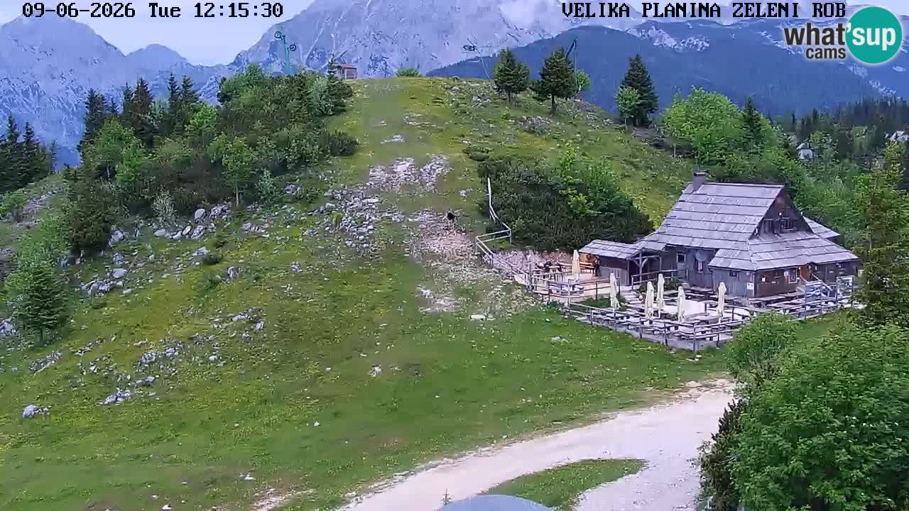 Zeleni Rob | Webcam live Velika Planina