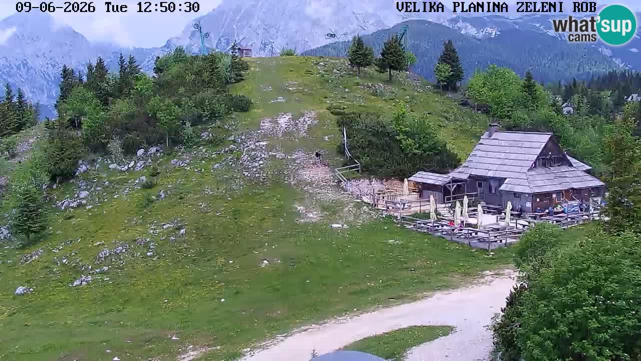 Zeleni Rob – Webcam live | Velika Planina