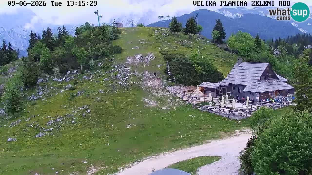 Zeleni Rob – Webcam live | Velika Planina