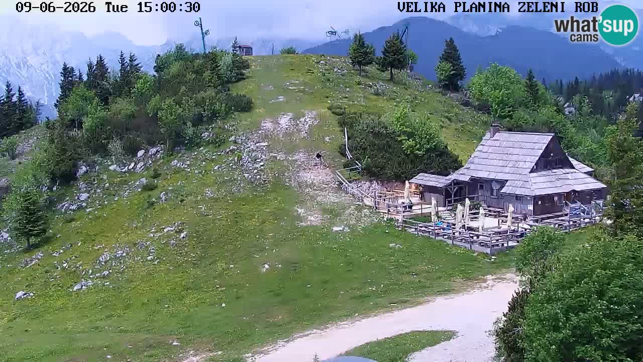 Zeleni Rob | Webcam live Velika Planina