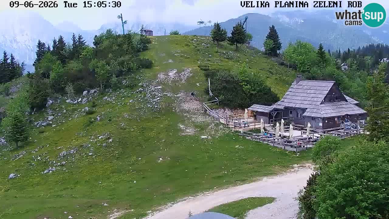 Zeleni Rob | Webcam live Velika Planina