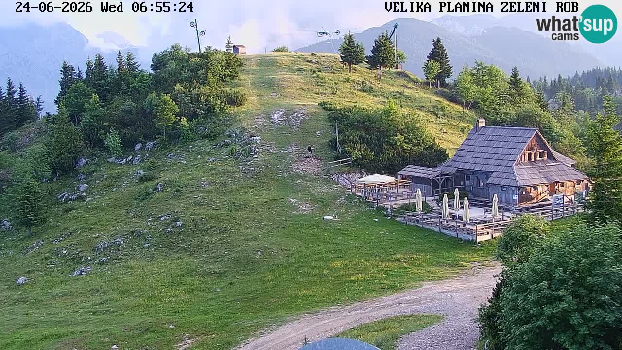 Zeleni Rob – Webcam live | Velika Planina
