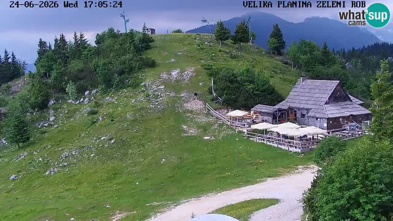 Zeleni Rob | Web kamera Velika Planina