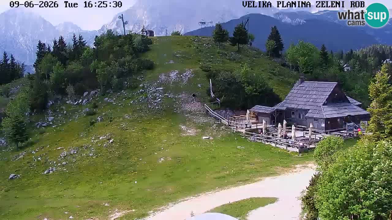 Zeleni Rob – Webcam live | Velika Planina