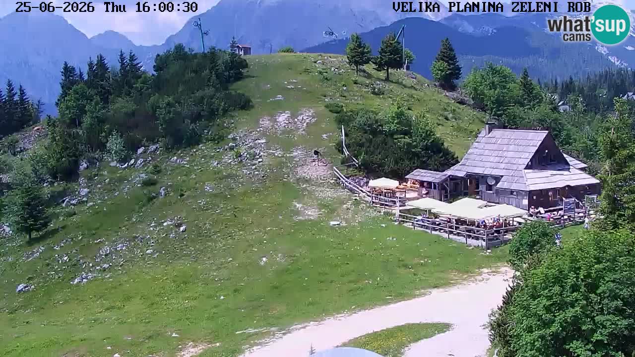 Zeleni Rob | Web kamera Velika Planina