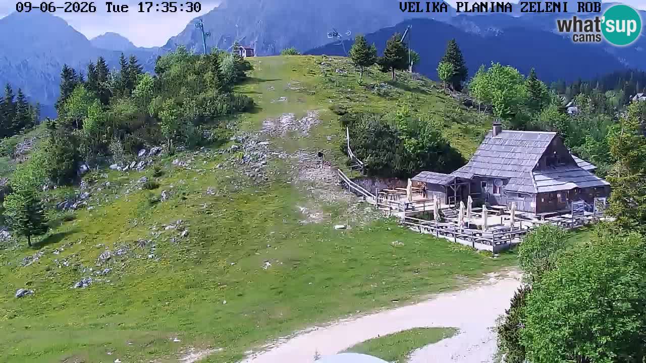 Zeleni Rob | Webcam live Velika Planina