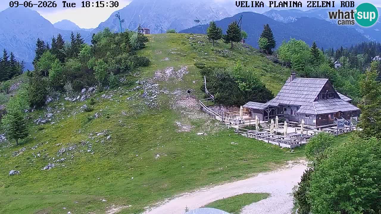 Zeleni Rob | Webcam live Velika Planina