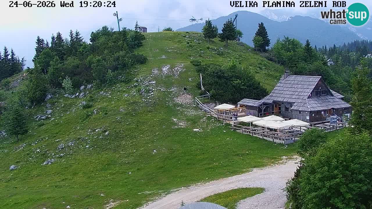 Zeleni Rob – Webcam live | Velika Planina