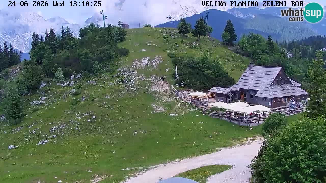 Zeleni Rob – Webcam live | Velika Planina