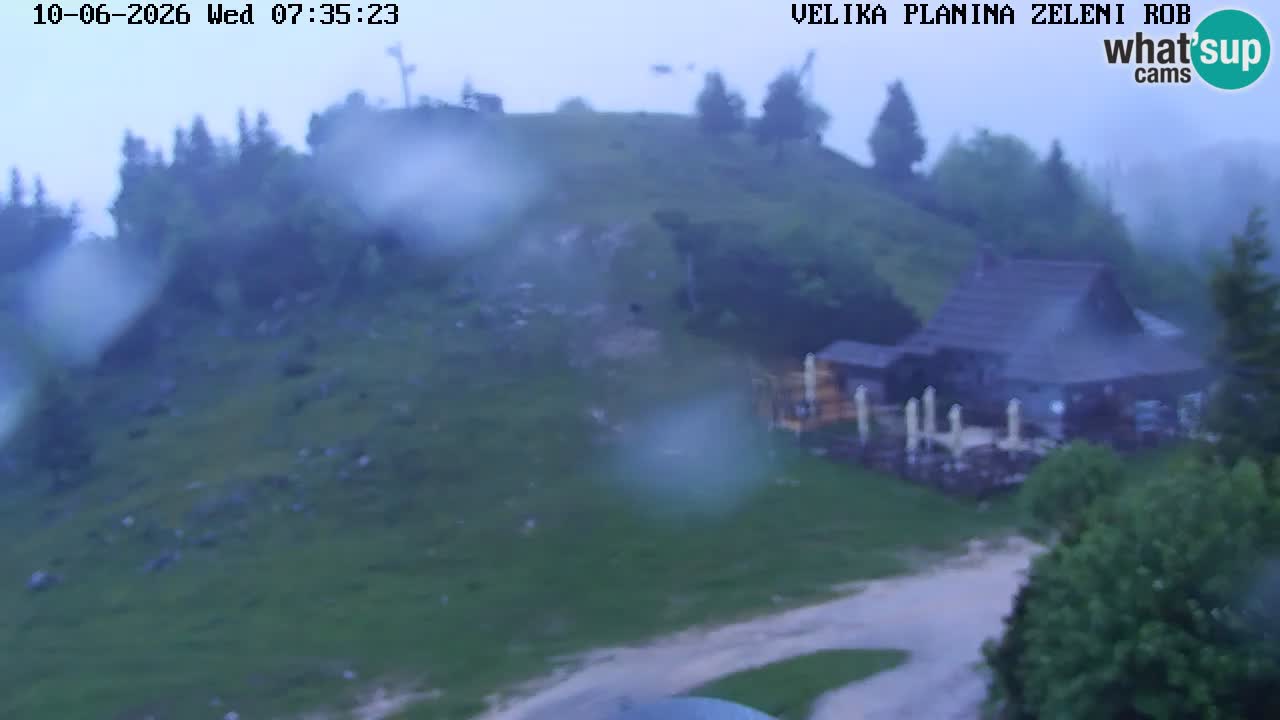 Zeleni Rob | Webcam live Velika Planina