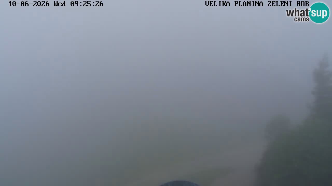 Zeleni Rob | Webcam live Velika Planina