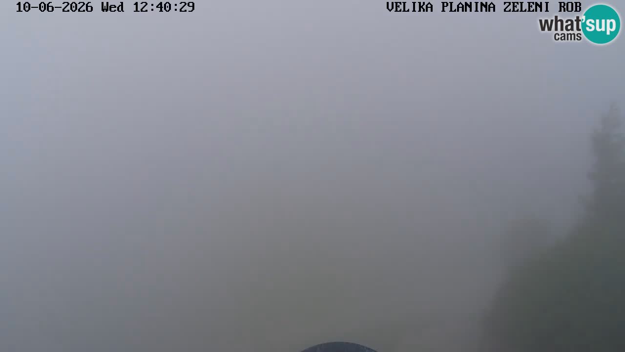 Zeleni Rob | Webcam live Velika Planina