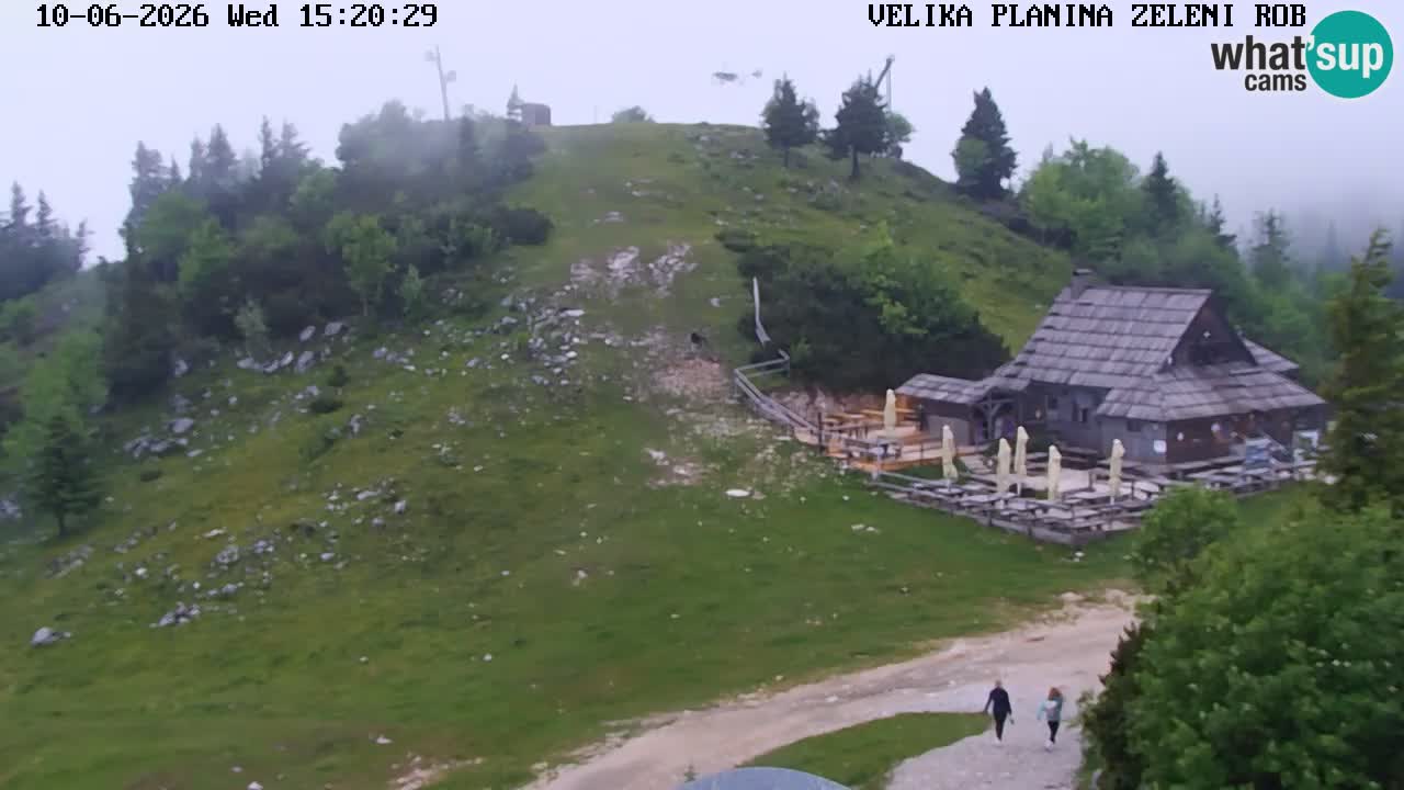 Zeleni Rob – Webcam live | Velika Planina