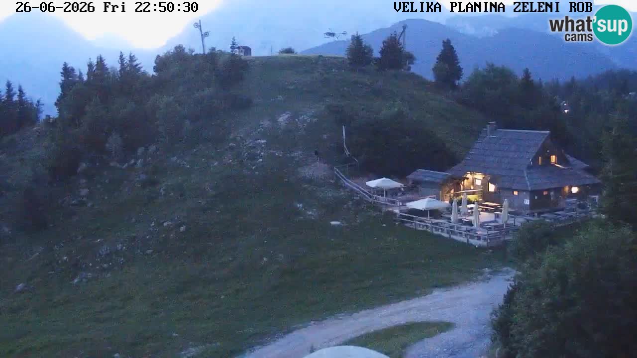 Zeleni Rob – Webcam live | Velika Planina