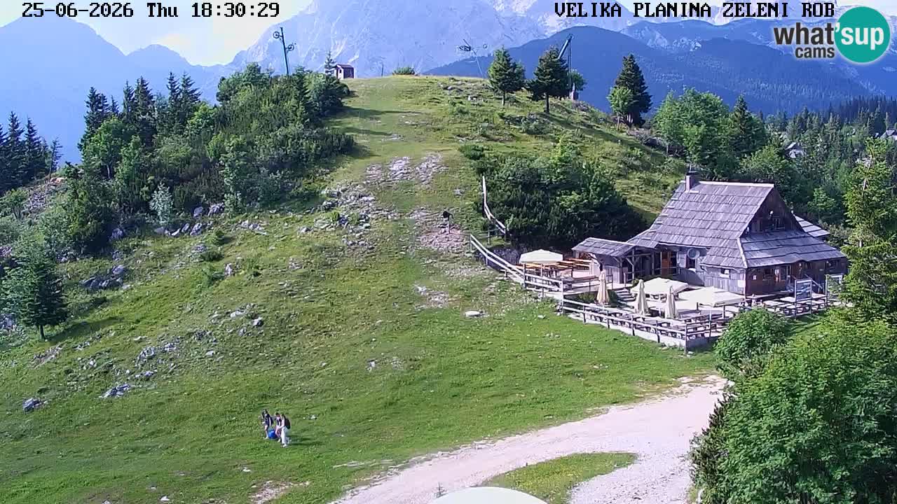 Zeleni Rob – Webcam live | Velika Planina
