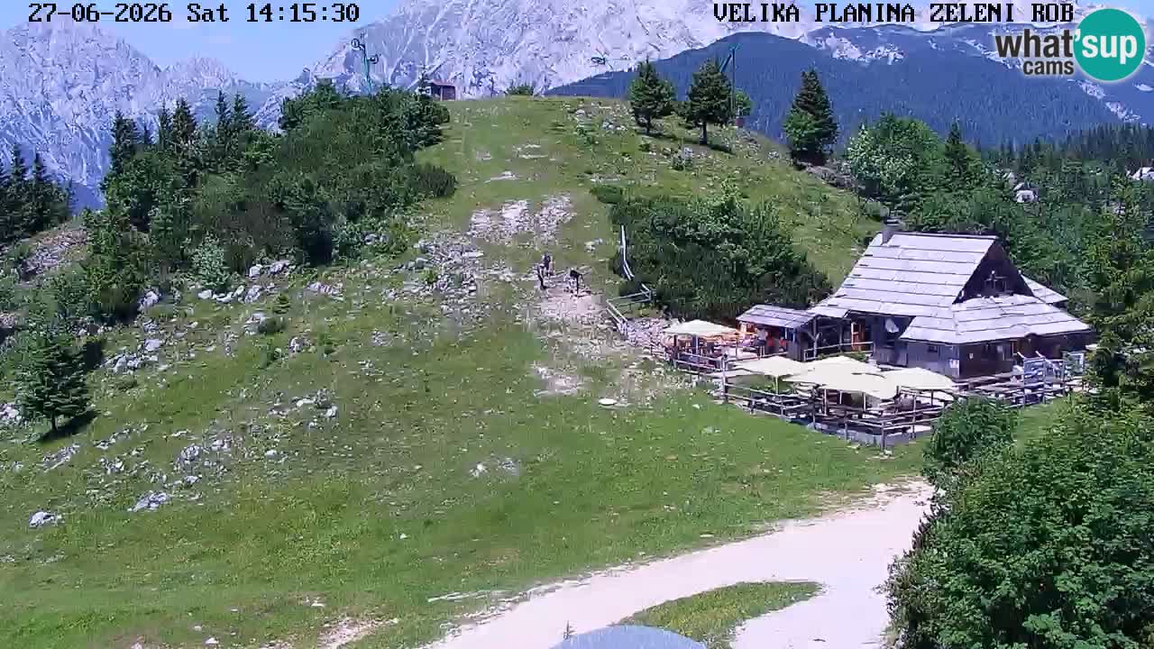 Zeleni Rob – Webcam live | Velika Planina