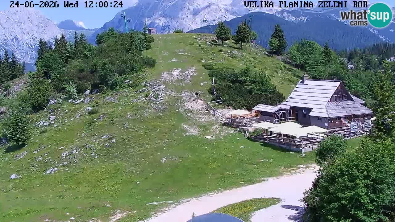 Zeleni Rob – Webcam live | Velika Planina