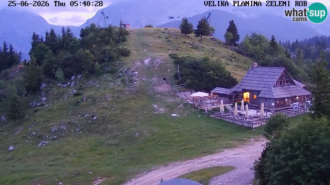 Zeleni Rob – Webcam live | Velika Planina