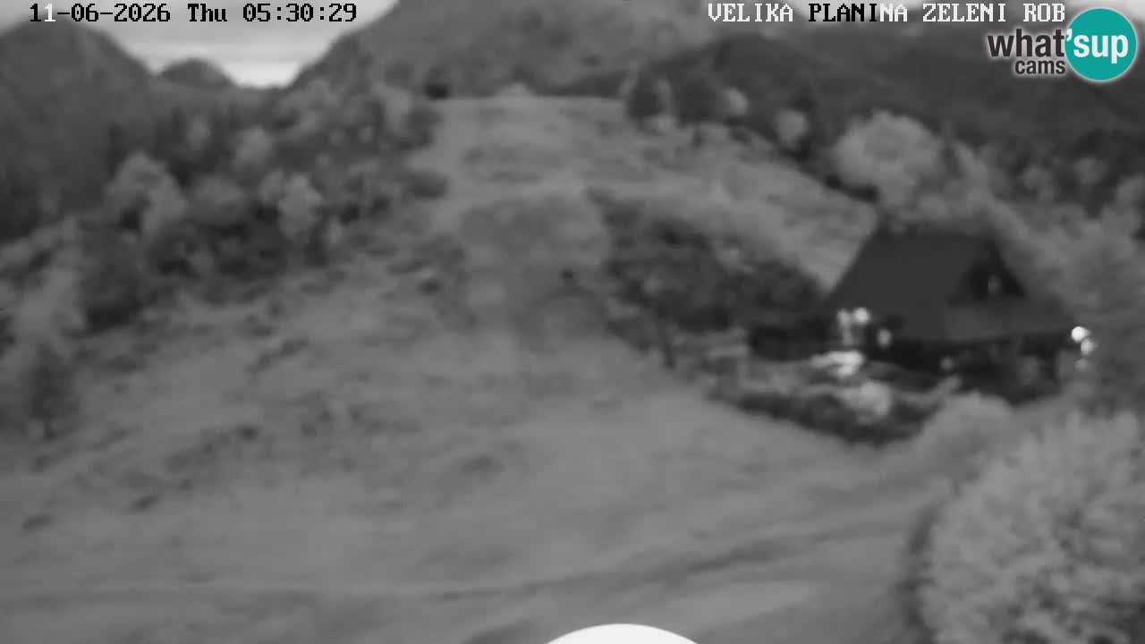 Zeleni Rob | Web kamera Velika Planina