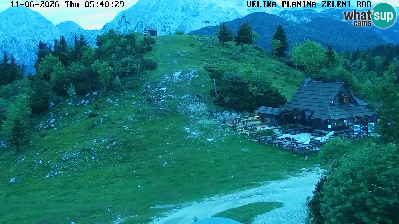 Zeleni Rob | Web kamera Velika Planina