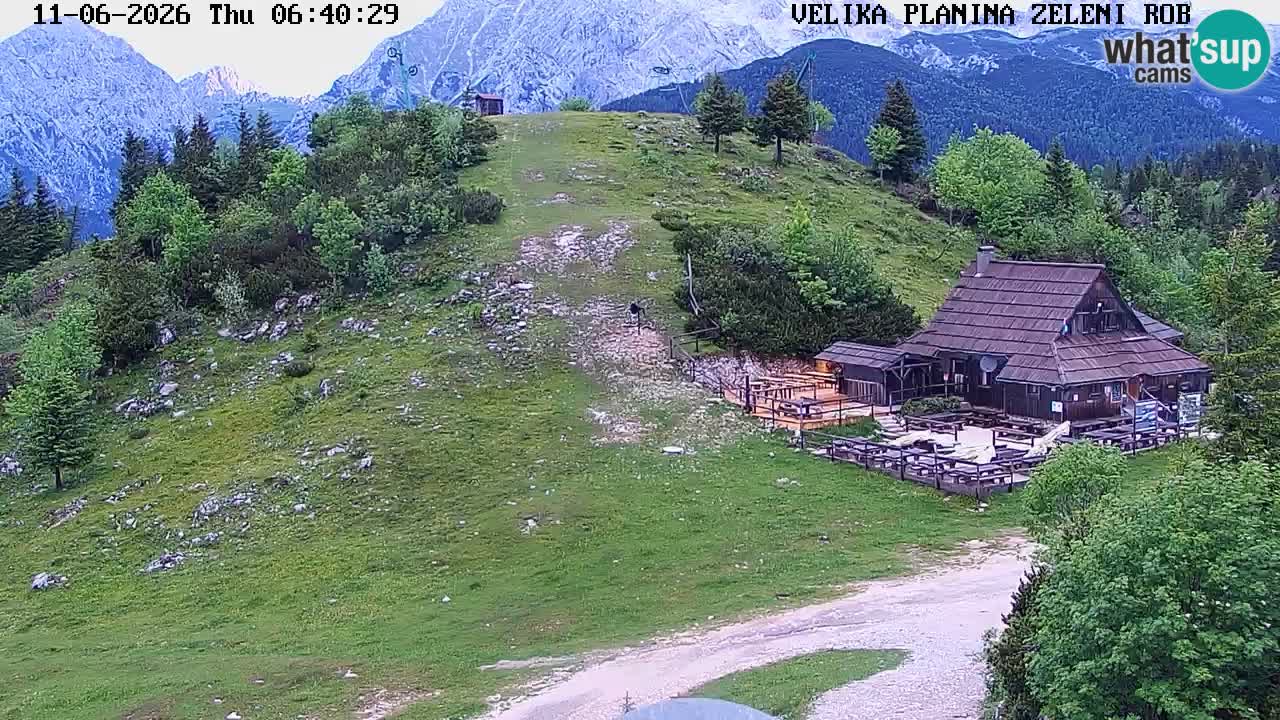 Zeleni Rob – Webcam live | Velika Planina