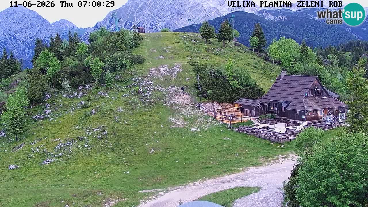 Zeleni Rob | Webcam live Velika Planina