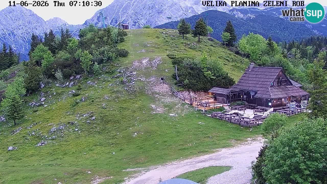 Zeleni Rob | Webcam live Velika Planina