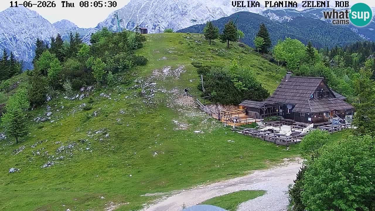 Zeleni Rob – Webcam live | Velika Planina