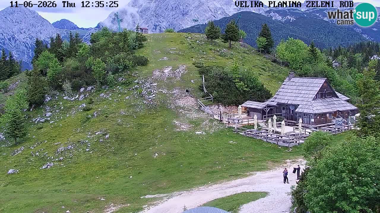 Zeleni Rob – Webcam live | Velika Planina