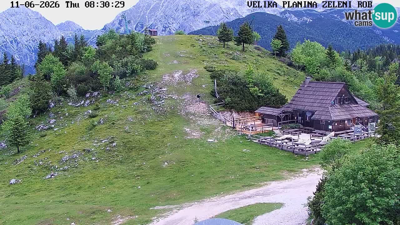 Zeleni Rob – Webcam live | Velika Planina