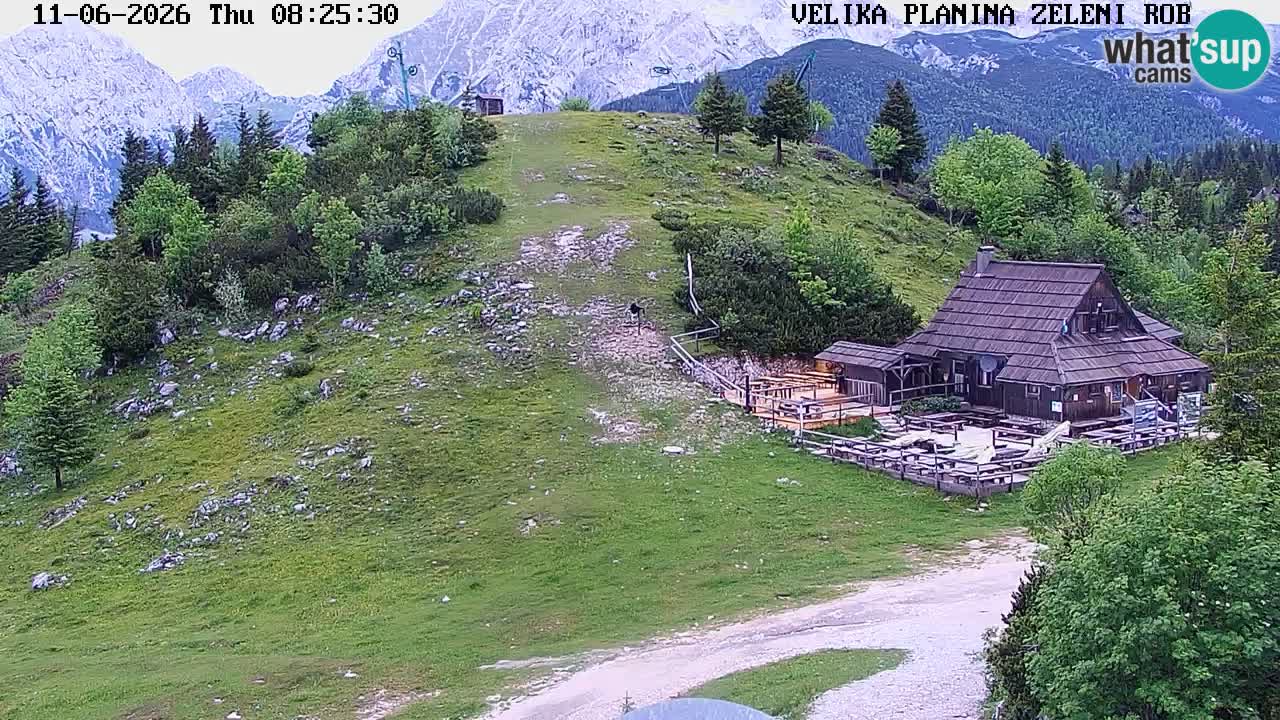 Zeleni Rob – Webcam live | Velika Planina