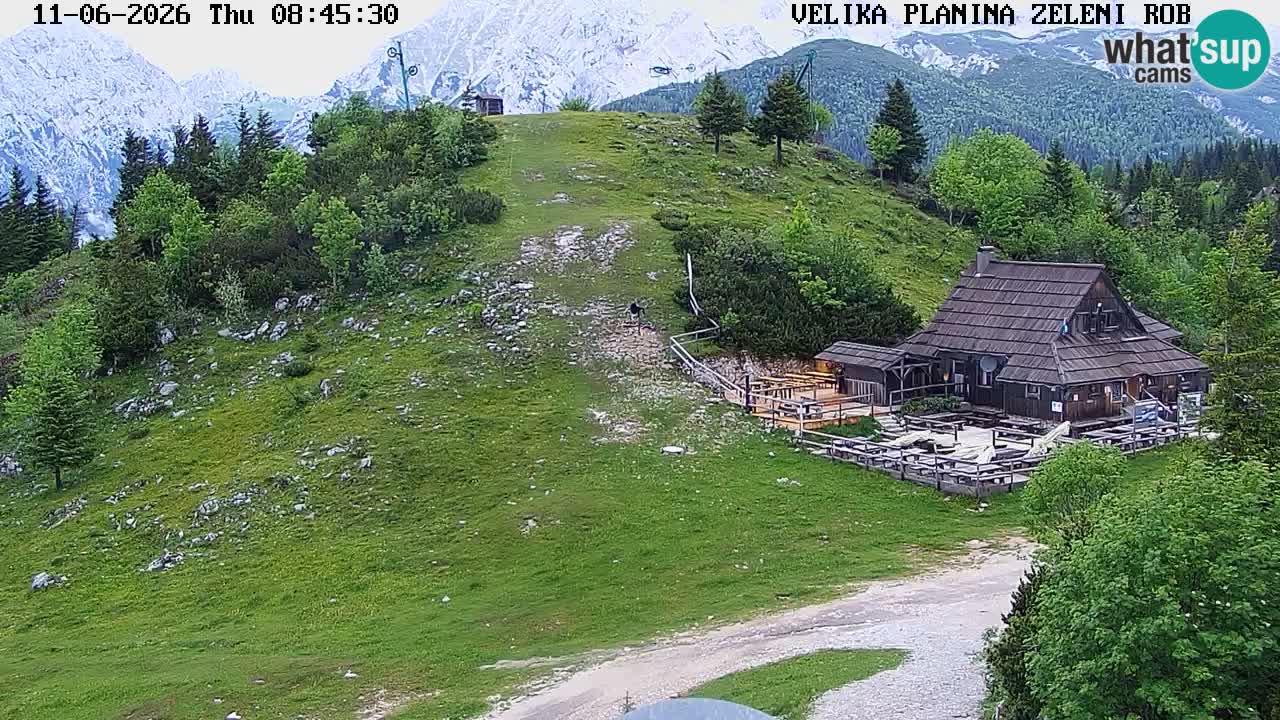Zeleni Rob – Webcam live | Velika Planina