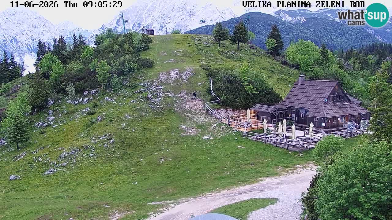 Zeleni Rob – Webcam live | Velika Planina