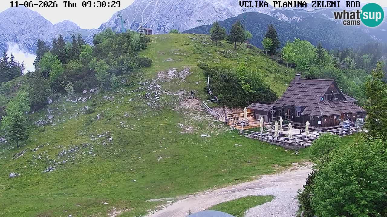 Zeleni Rob | Webcam live Velika Planina