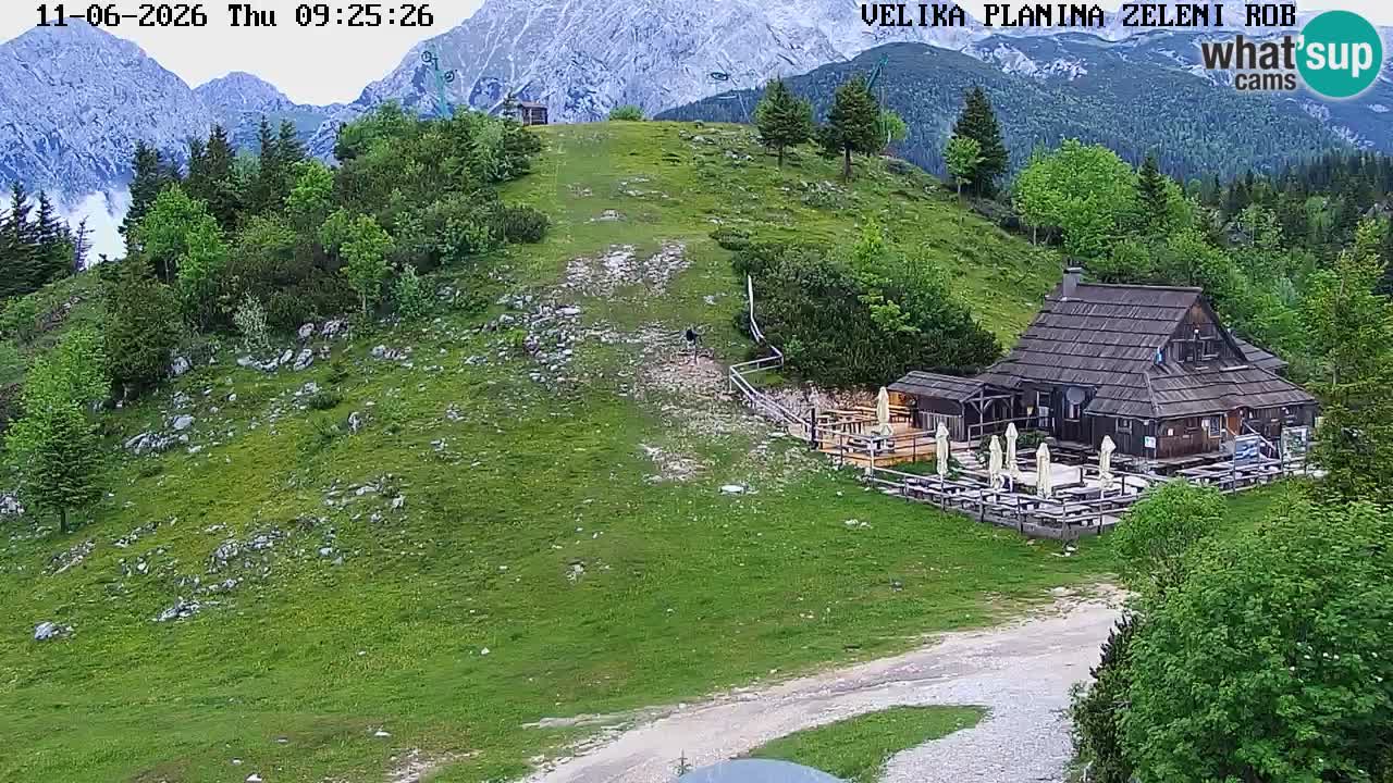 Zeleni Rob – Webcam live | Velika Planina
