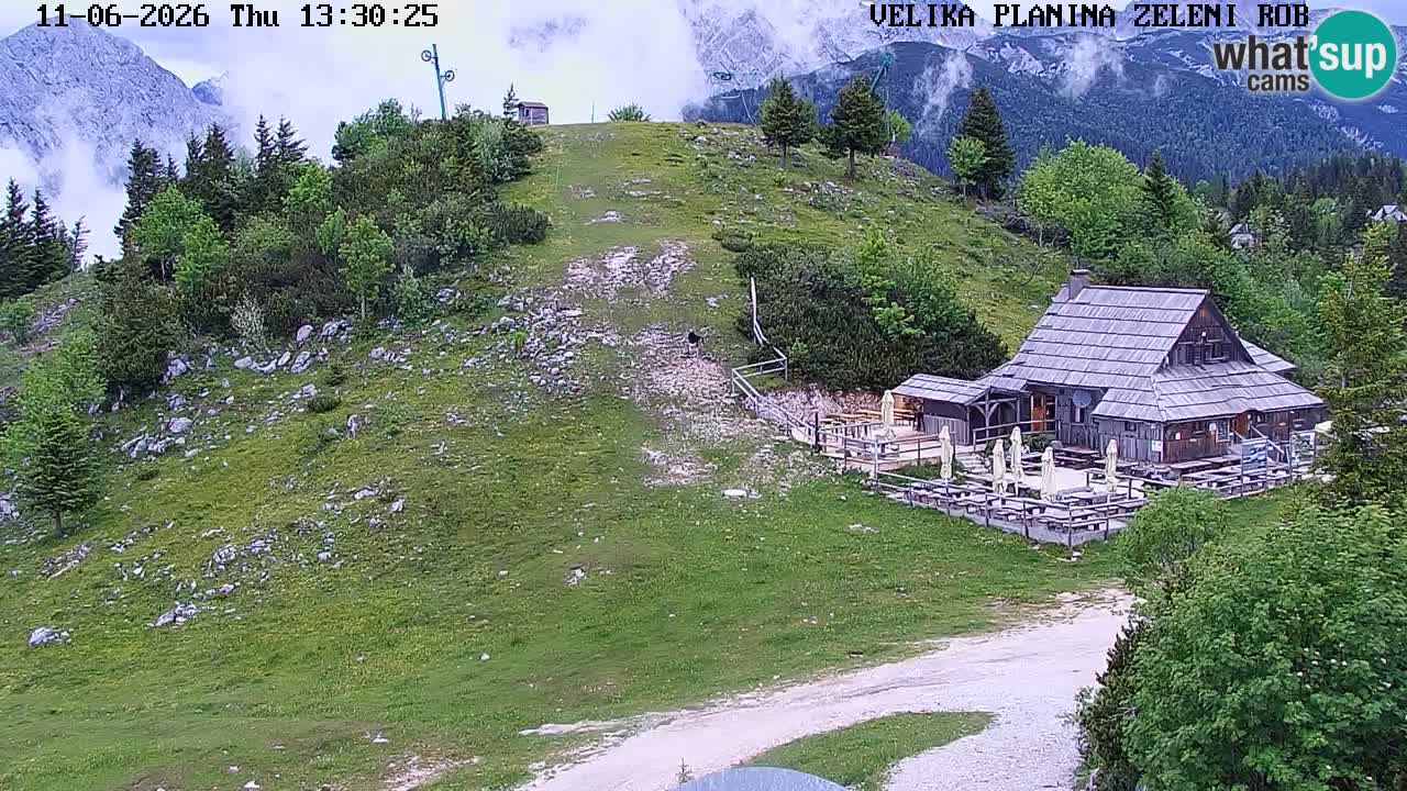 Zeleni Rob | Webcam live Velika Planina