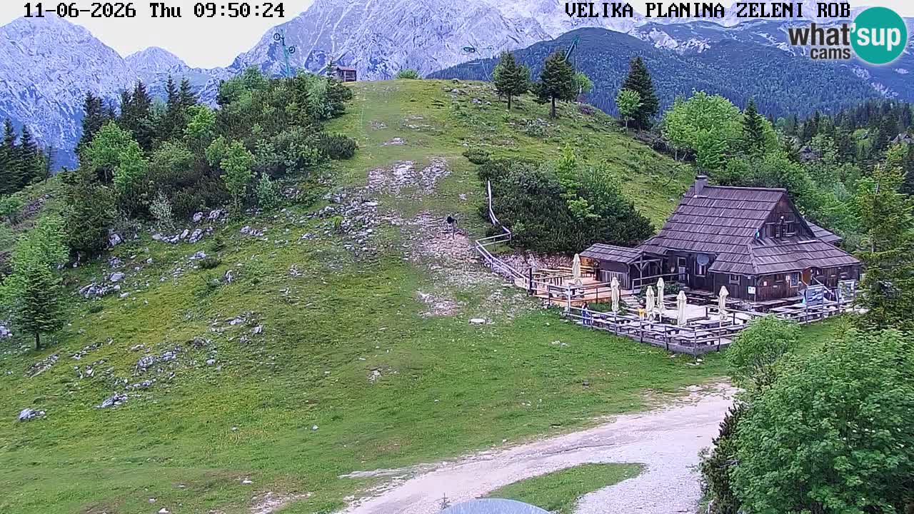 Zeleni Rob | Web kamera Velika Planina