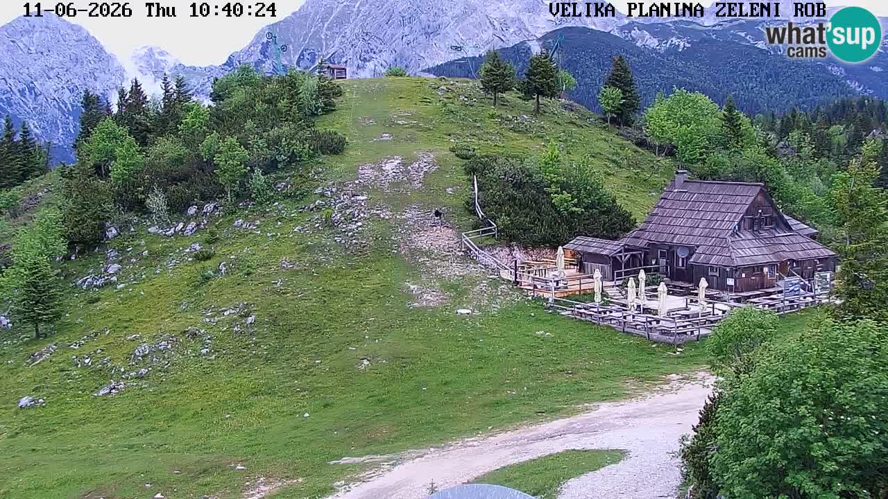 Zeleni Rob – Webcam live | Velika Planina