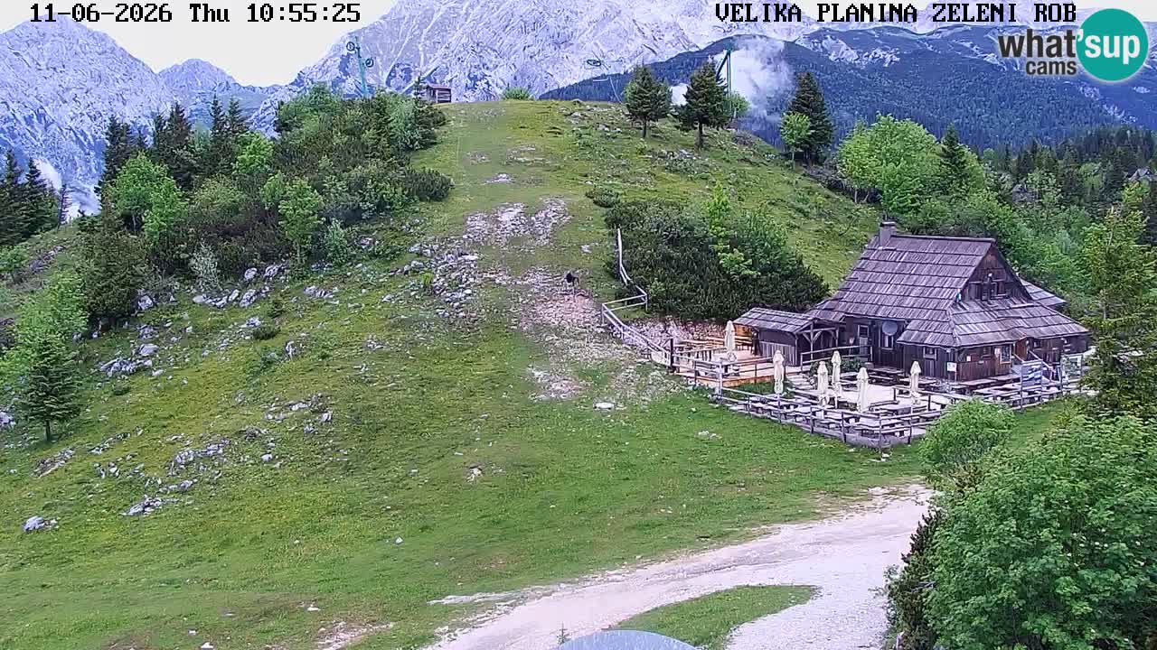 Zeleni Rob | Webcam live Velika Planina